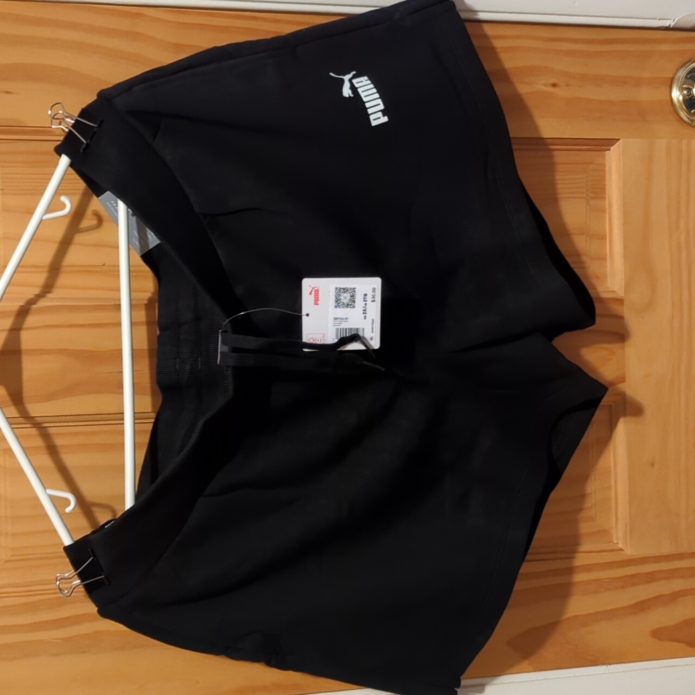 Plus Size Puma Shorts Black